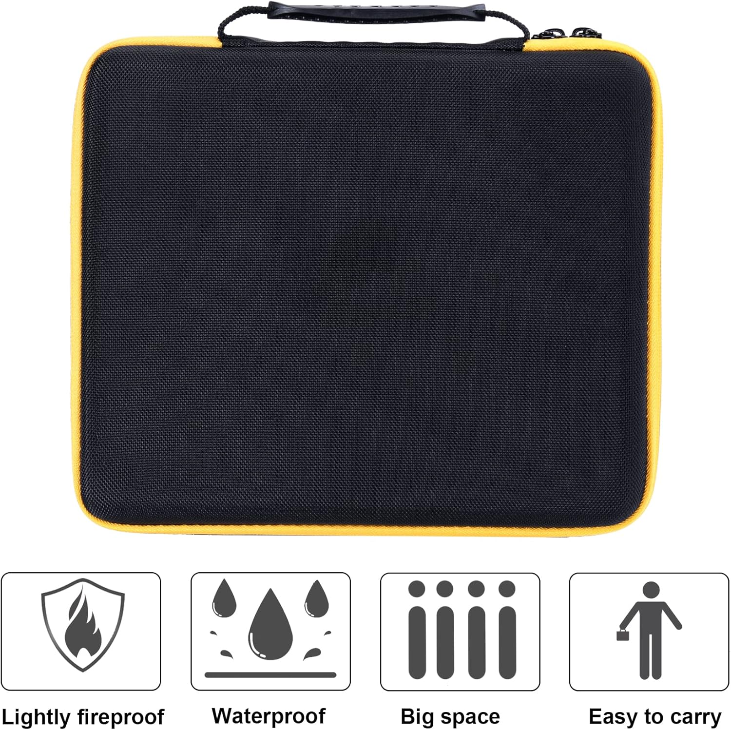 Khanka Hard Carrying Case Replacement for Dewalt 20V MAX XR Drywall Screw Gun (DCF620B/DCF630B), Drywall Screw Gun Collated Attachment (DCF6202), Case Only
