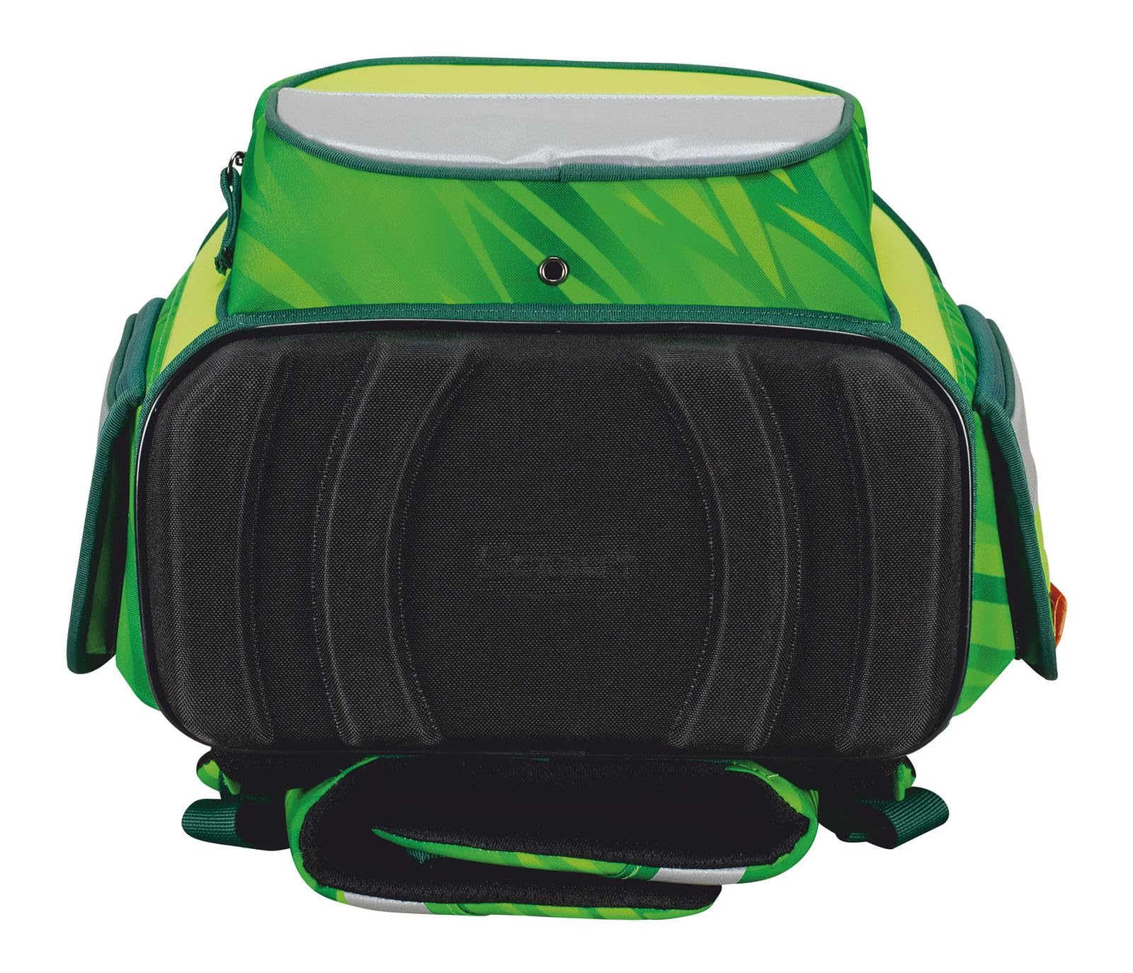 SCOUT Schulranzen Basic Genius Set 4-teilig Dino Rex grün