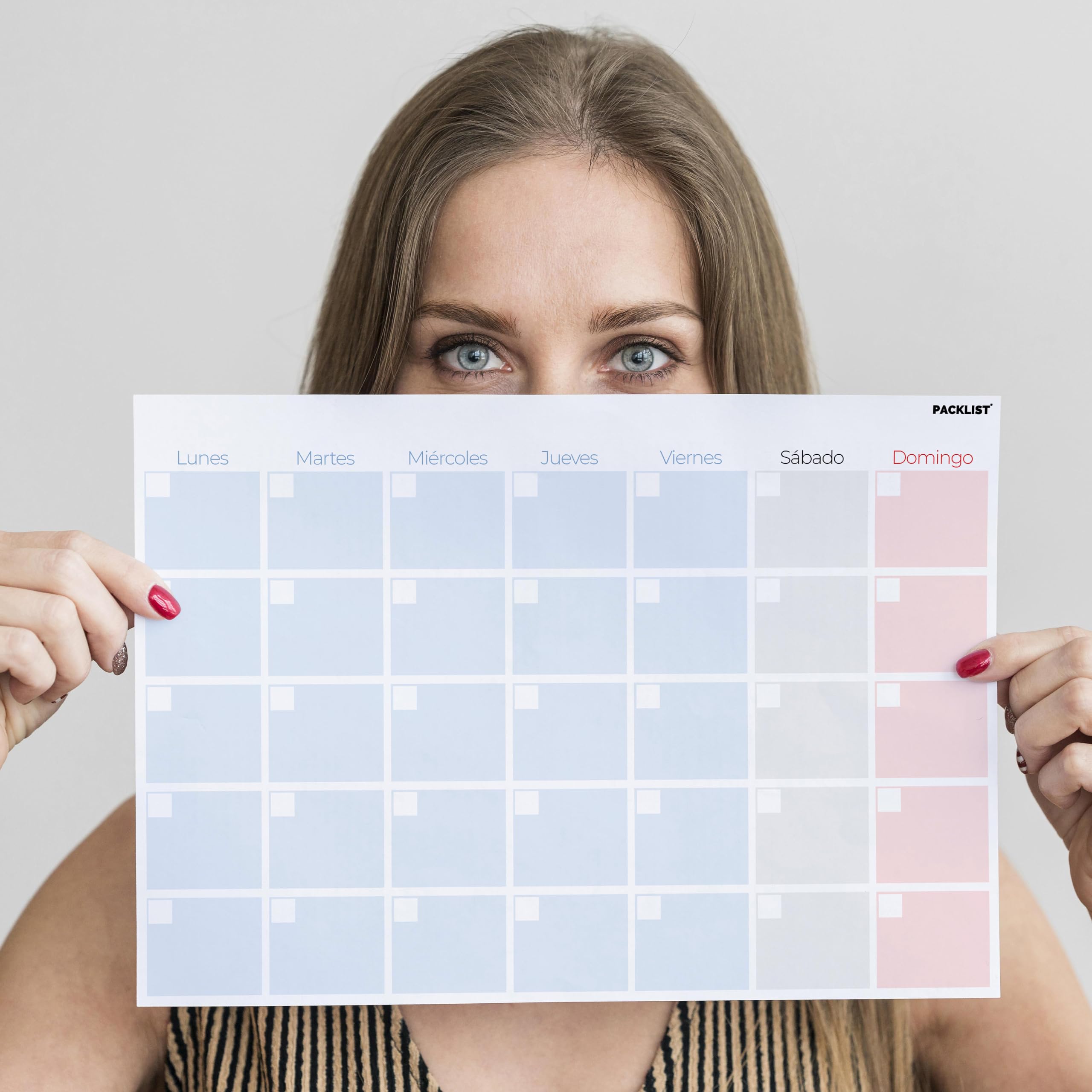 Planificador Mensual Nevera Magnético A4 en Español - Pizarra Mensual Frigorífico A4 de Diseño. Organiza tu Calendario, Trabajo, Actividades, Citas y Aprovecha cada Segundo de Tu Mes!