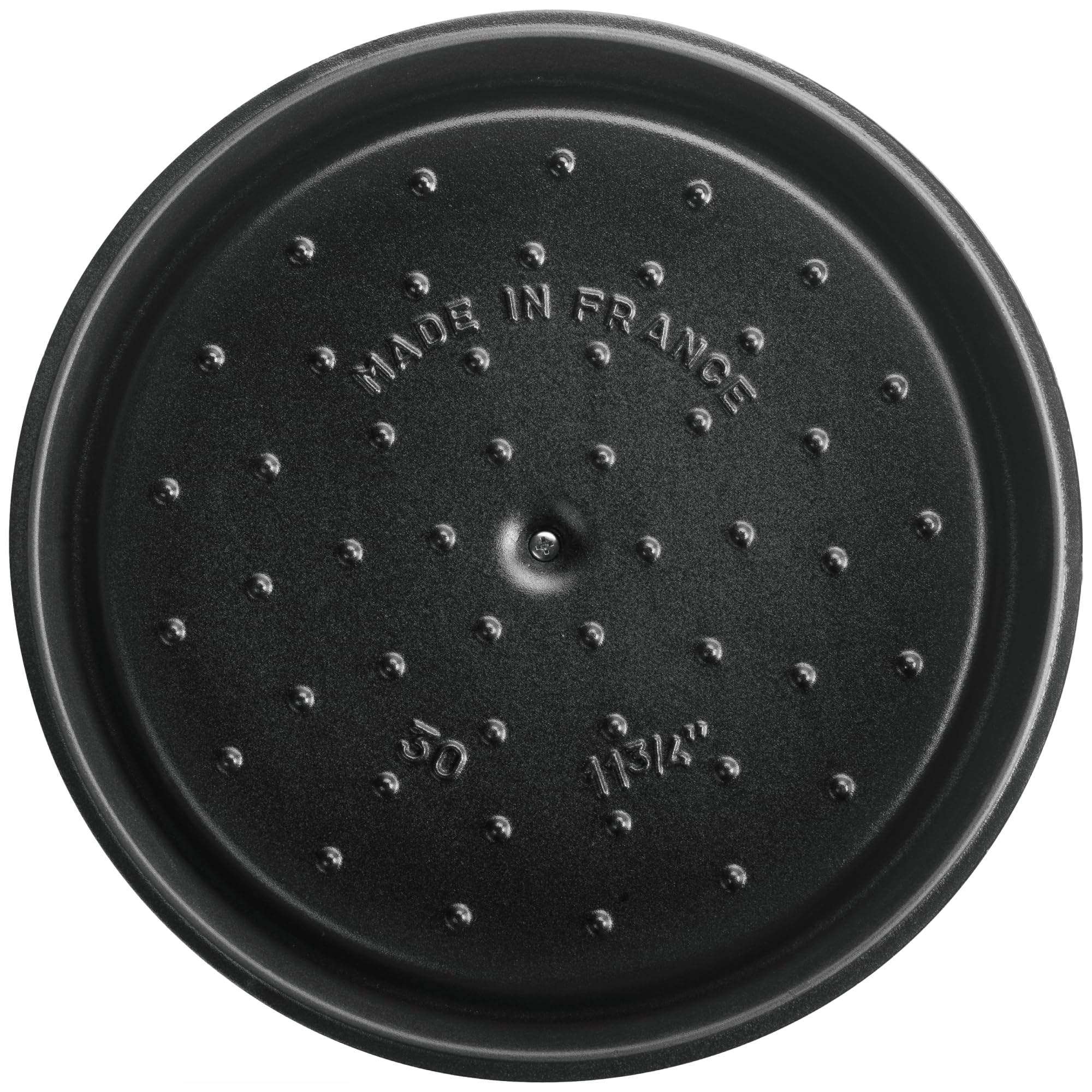 STAUB Okrągły Cocotte, 5,5 l, grafitowy szary