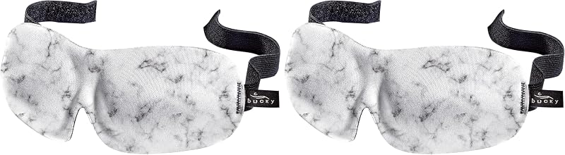 Máscara para os olhos Bucky 40 Blinks No Pressure, Marble, tamanho único, pacote com 2