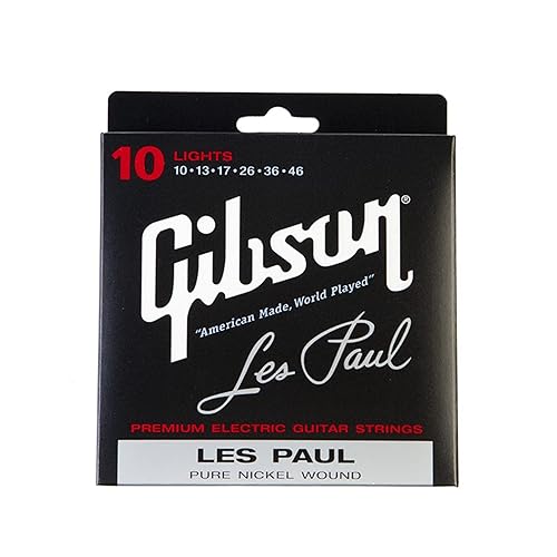 Les Paul Premium Electric Guitar Strings, Light Gauge 10-46