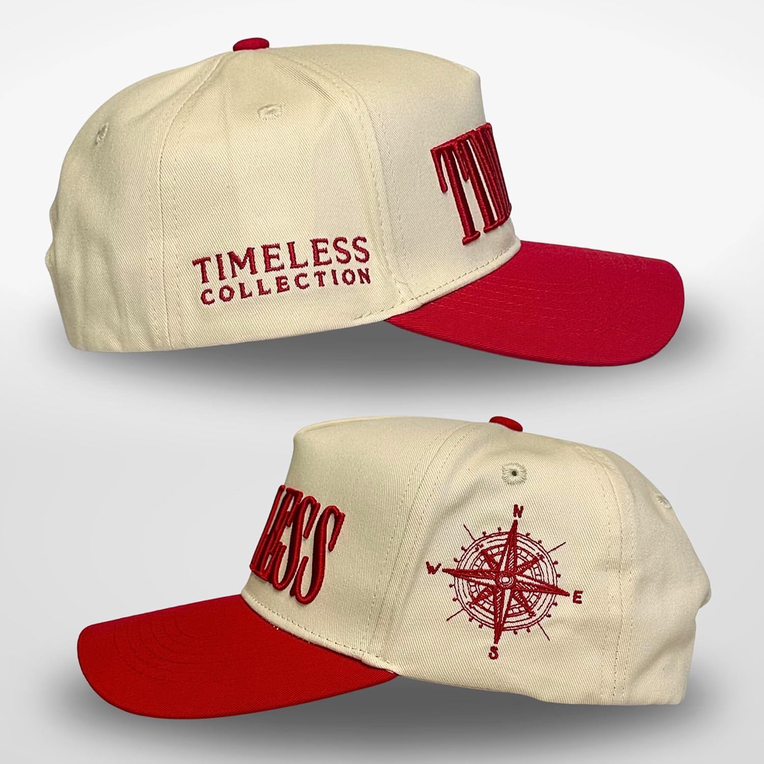 Vintage Fashion Trucker Hat | Men & Women | Trendy Cute Retro Red Caps for Country & Western | Camo Fur Cotton | Snapback - Image 3