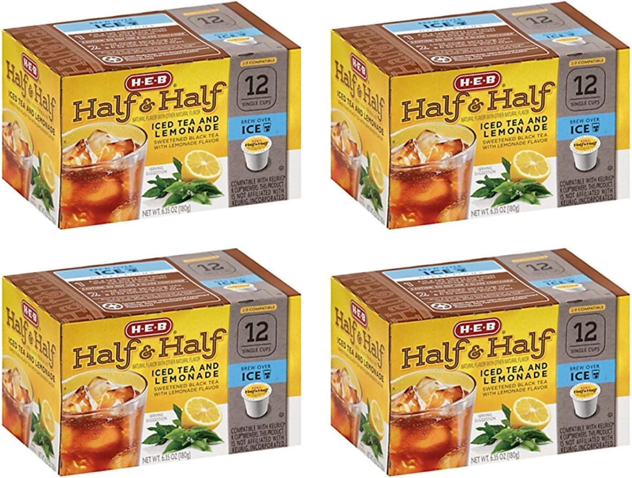 Half & Half Ice Tea and Lemonade single cups (Four Pack)