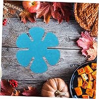 Vista 6 de Hemoton Protector de olla y sartén, juego de 12 almohadillas redondas de tela no tejida azul