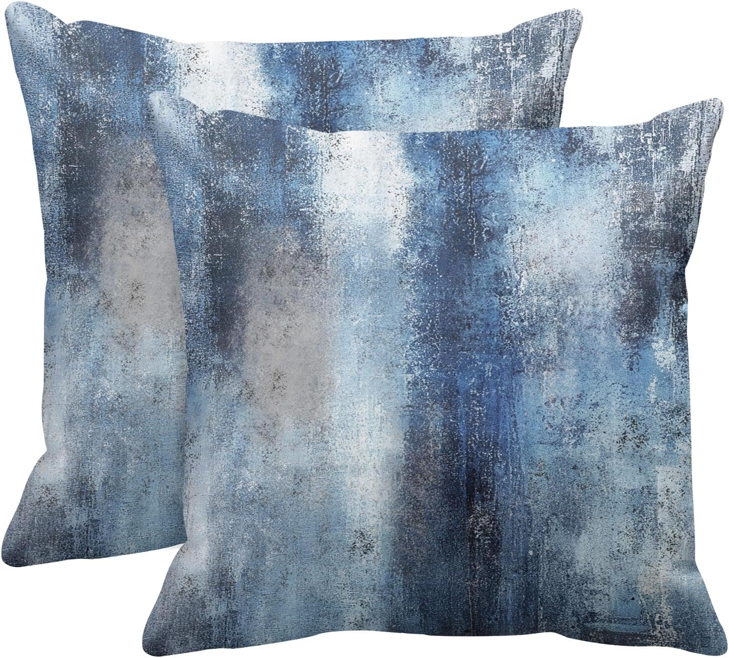 Britimes Throw Pillow Covers Modern Home Art Decor, 18 x 18 Inches Set of 2 P...