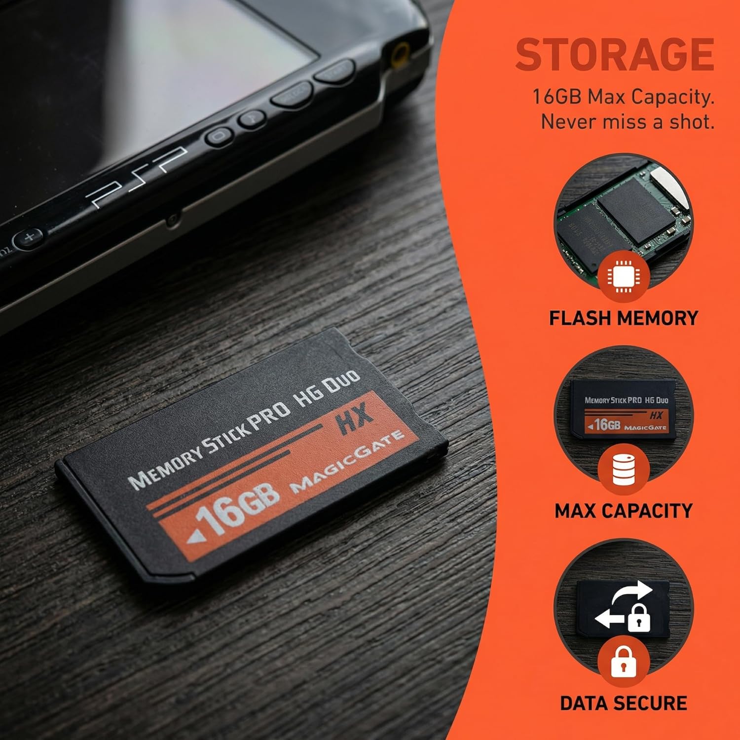 HX 16GB Memory Stick Pro-HG Duo 16GB MS-HX16GB for Camera PSP 1000 2000 3000 Memory Card Accessories - Image 9