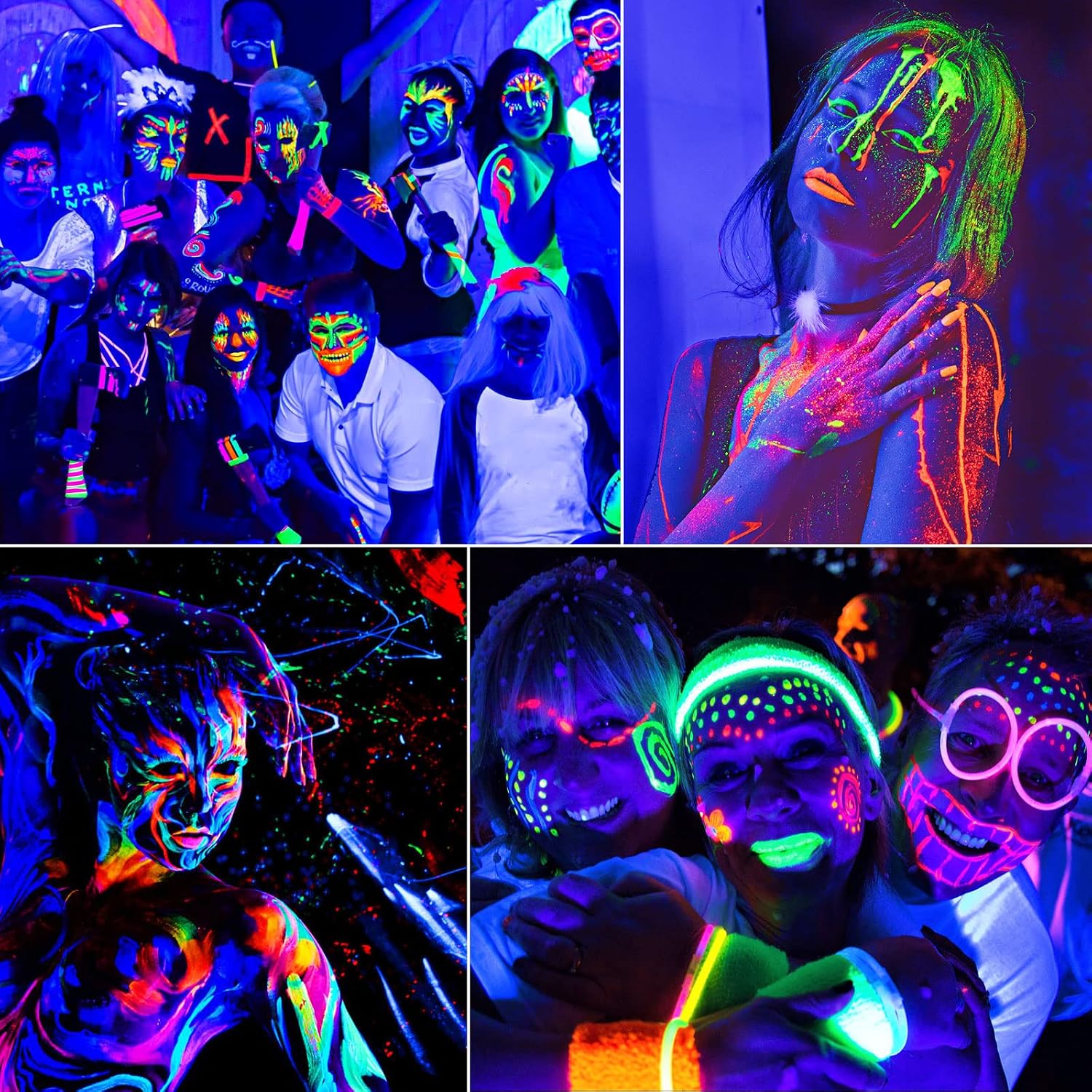 YeeSite Black Light, 27W 9LED Blacklight UV Light Bar Great for 15x15ft Glow Party Wedding Birthday Celebration Body Paint Fluorescent Poster Halloween Christmas Stage Lighting