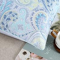 Vista 7 de WINLIFE Juego de 2 fundas de almohada de algodón 100% de tamaño estándar, 20 por 26 pulgadas, fundas de almohada estándar de cierre envolvente suave