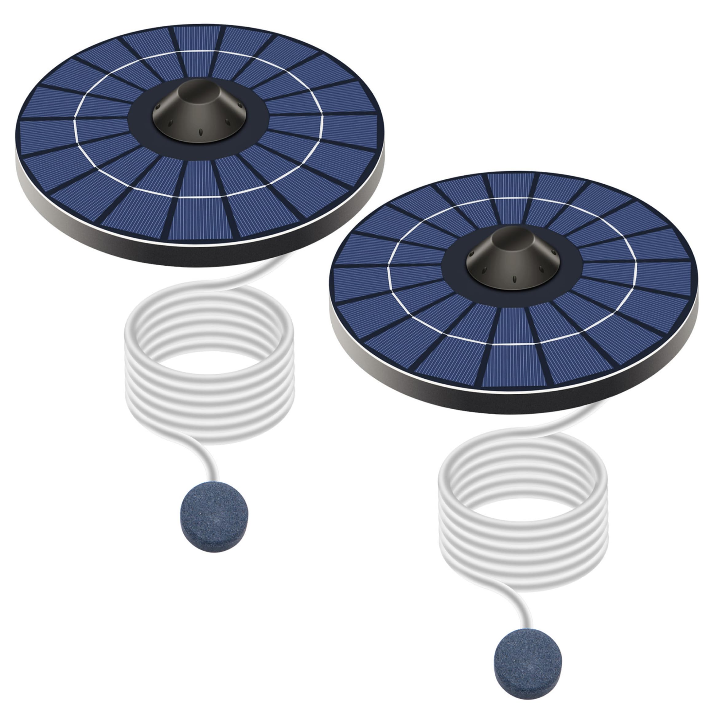 Aérateur de bassin solaire pour bain d'oiseaux et décoration d'été de jardin extérieur