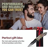 Vista 9 de GOOD WORKER Navaja de bolsillo legal con hoja dentada de 2.95 pulgadas, rompedor de vidrio, cortador de cinturón de seguridad, cuchillos plegables