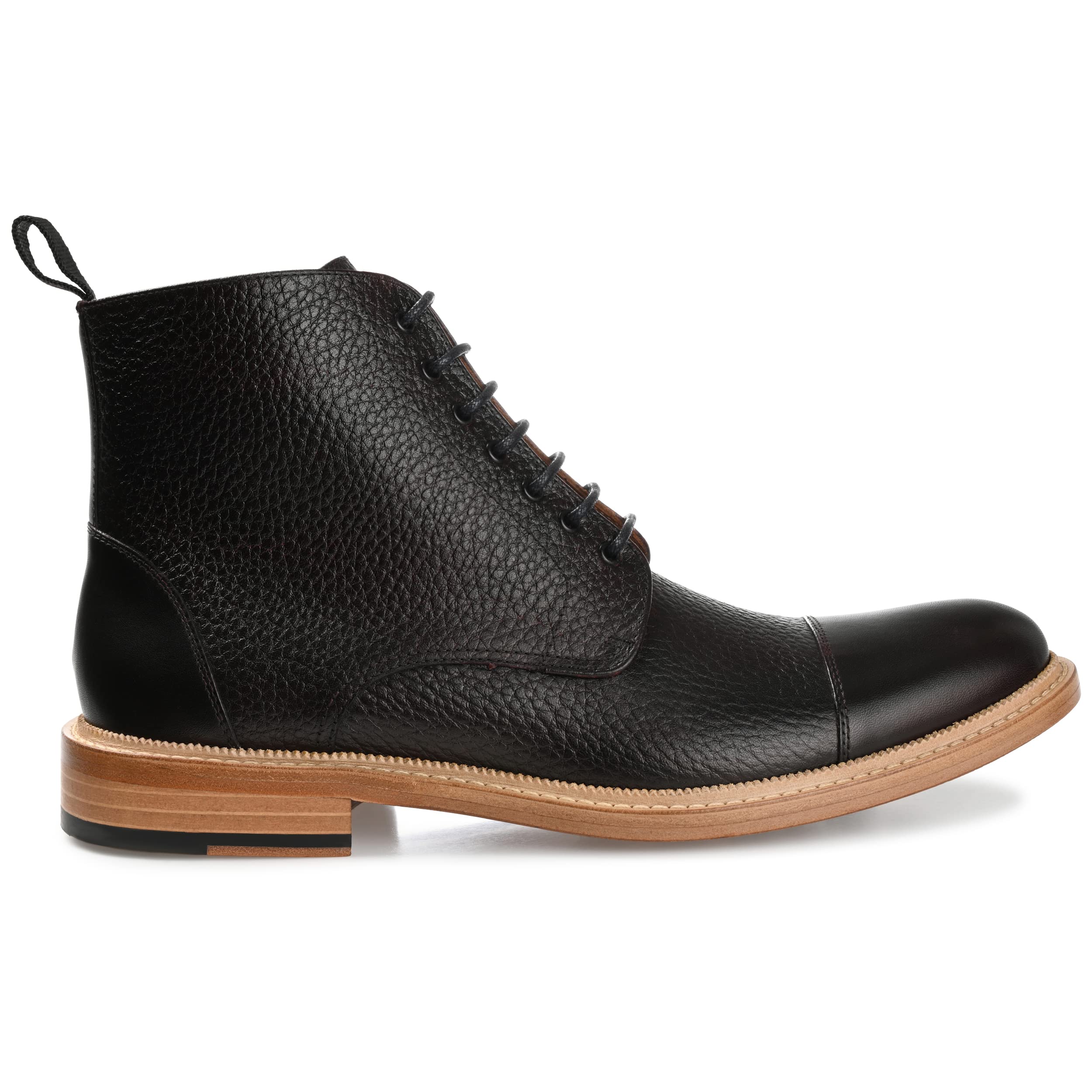 Taft Rome Full Grain Leather Mens Cap Toe Dress Boots Desertcart