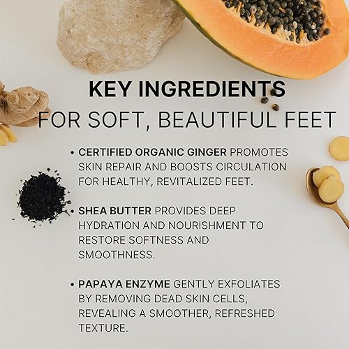 Miniatura 5 de Clapoti Paquete de 3 tratamientos coreanos de spa para pies y tacones muy secos. Vegano. Té verde orgánico, enzimas de jengibre y frutas para pies