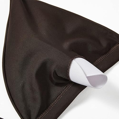 Miniatura 6 de SUUKSESS Conjunto de bikini de cintura alta para mujer, sexy, triangular, 2 piezas