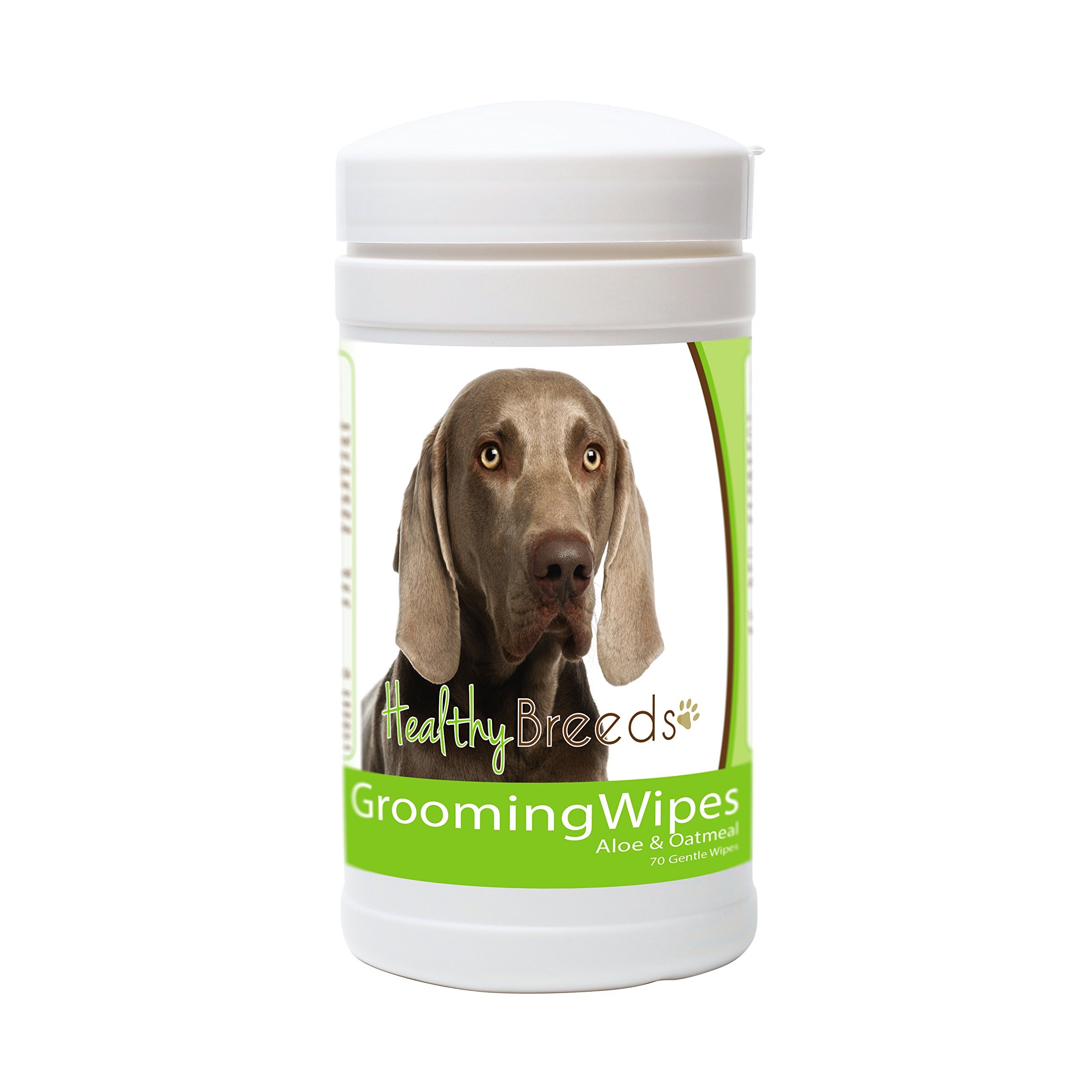 Healthy Breeds Weimaraner Grooming Wipes 70 Count