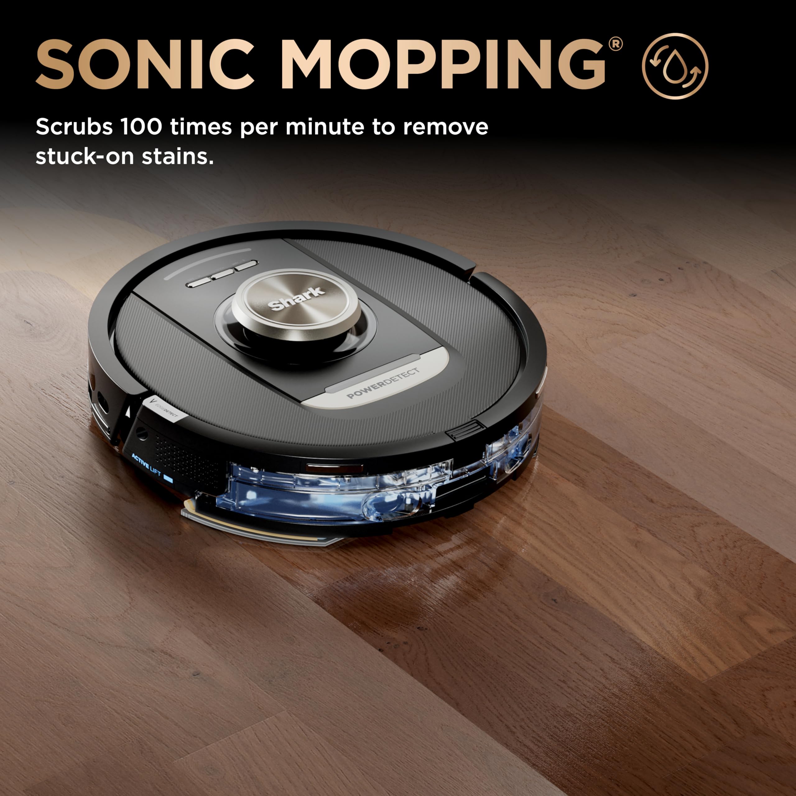 Shark PowerDetect NeverTouch Pro Robot Vacuum & Mop, Black,AV2800ZEBK view 6