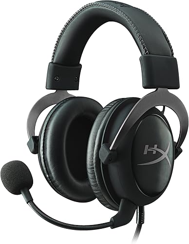 Auricular para juegos HyperX Cloud II con sonido envolvente 71 Metal Gun Metal