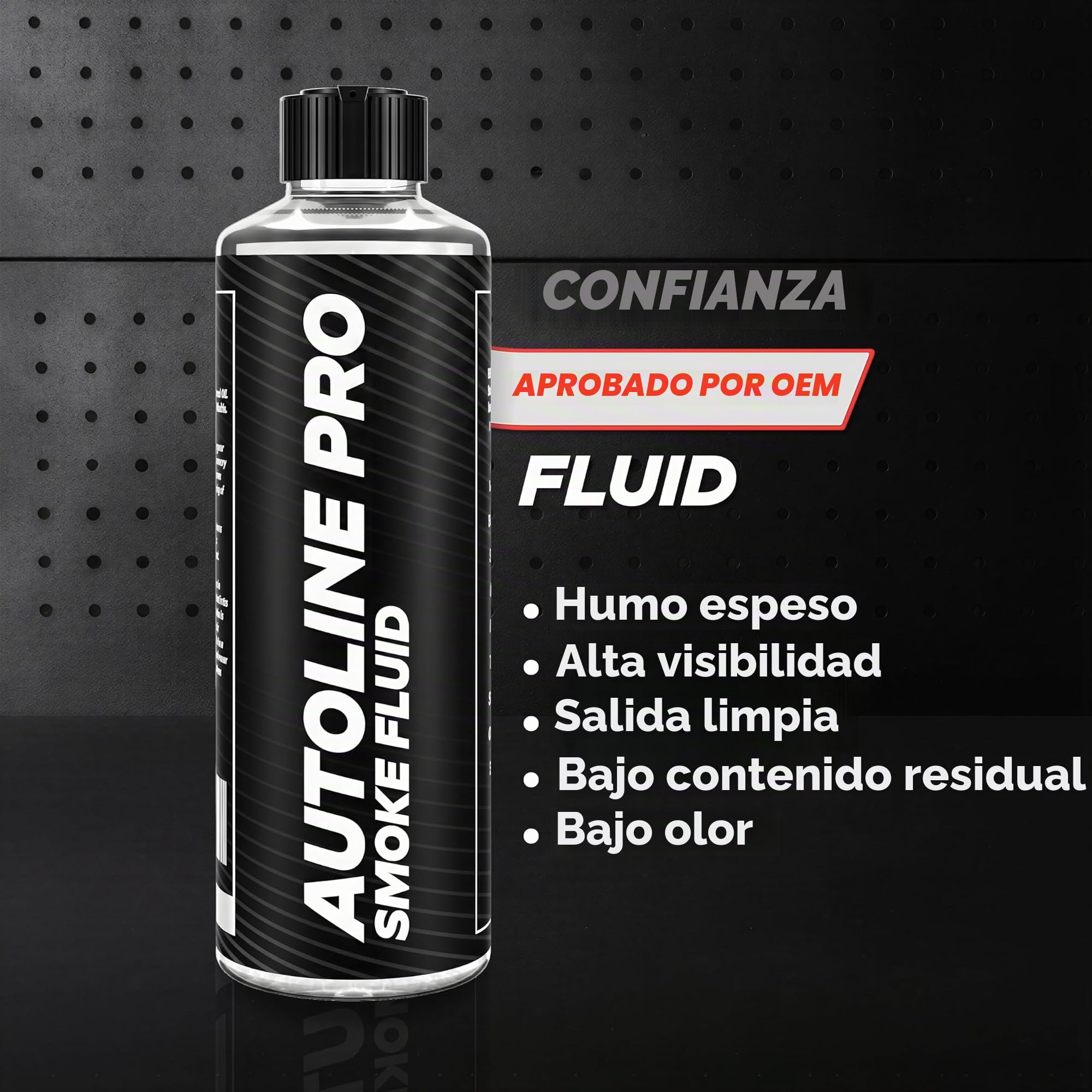 AutoLine Pro Automotive Best Ranked Clean & High-Density Smoke Fluid Solution for Smoke Machines (EVAP, Vacuum, and More) [Not for Ventus]