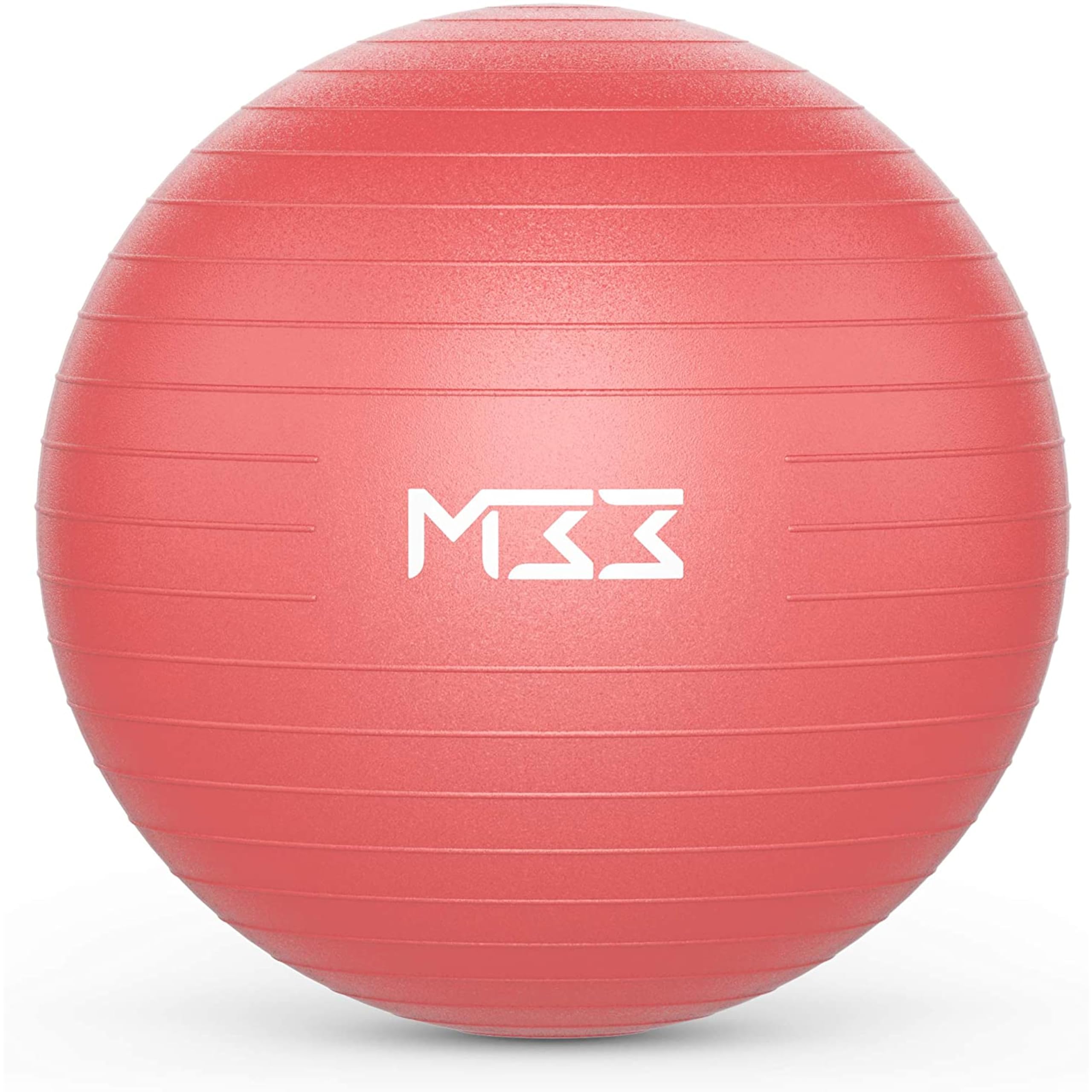 Mode 33 Gymnastikball - 55 bis 85 cm extra Dicker Anti-Burst Yogaball mit Luftpumpe - Übungsball für Fitness, Pilates, Schwangerschaft, Büro, Sitzball - Core-Training
