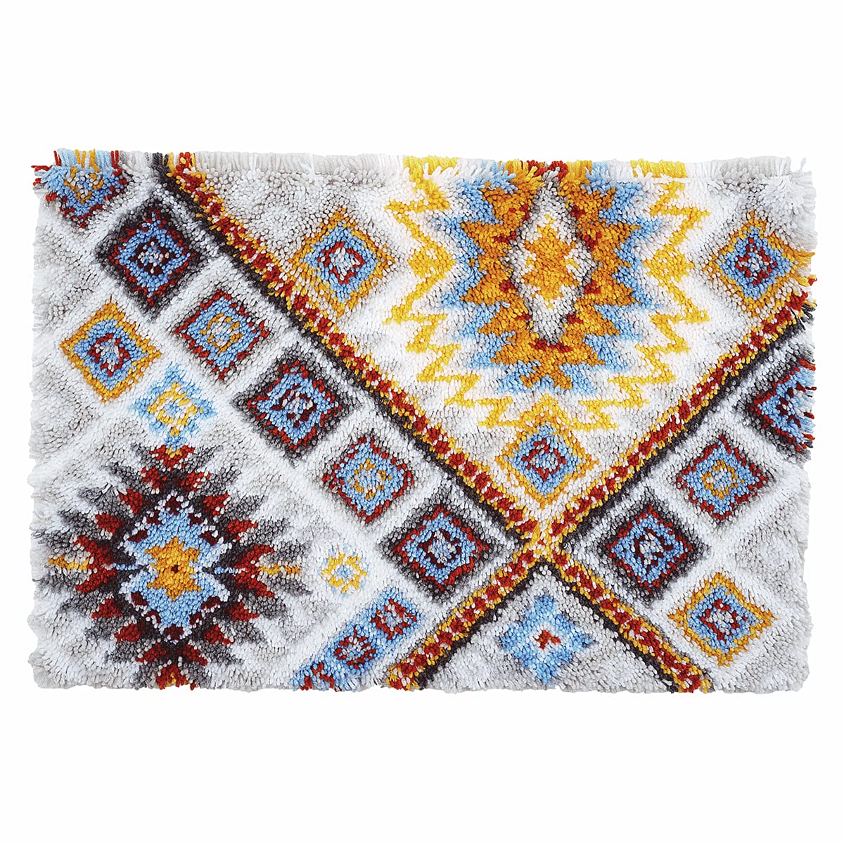 B&Q -  L/hk Rug EthnicalLatch Hook Kit: Rug: EthnicalVervaco