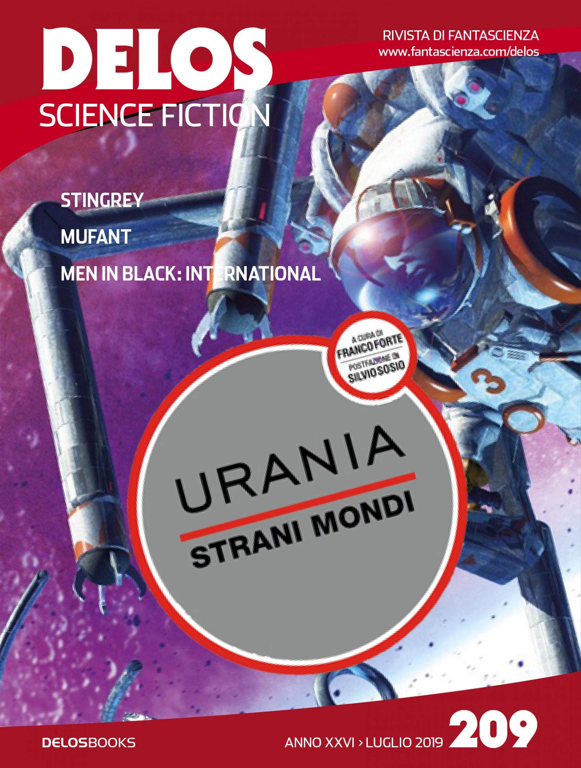 Cover of Delos Science Fiction, #209 - Luglio 2019