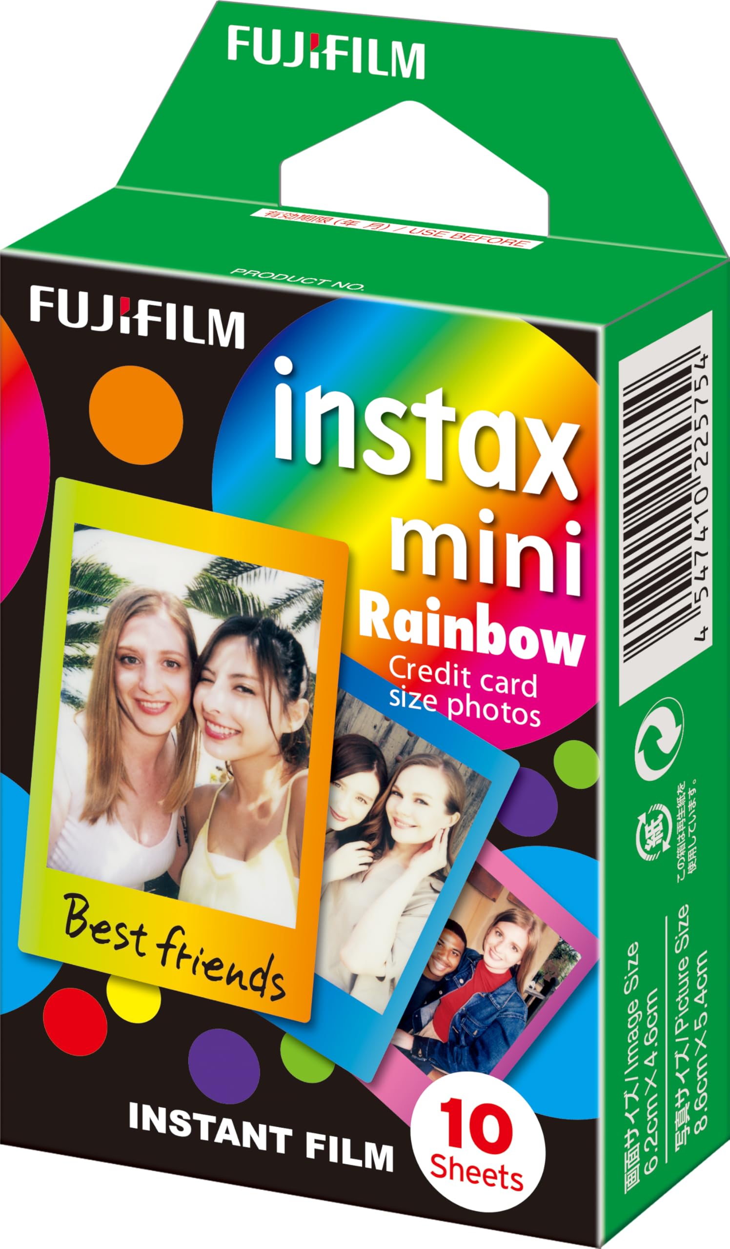 instax™ mini film, arcobaleno, 1x10