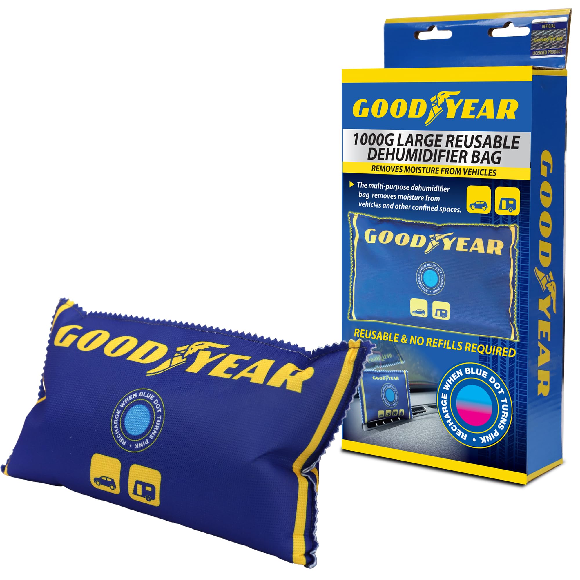 Goodyear Car Dehumidifier Bag 1000g, Model 902542-UA