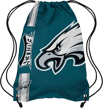 FOCO Philadelphia Eagles NFL Big Logo Drawstring Backpack