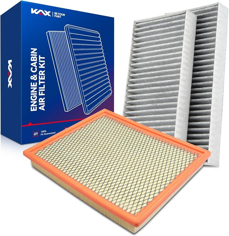 Kit Filtro de Ar do Motor e Filtro de Cabine KAX CA7440 CF10388 para Nissan e INFINITI – 2 unidades