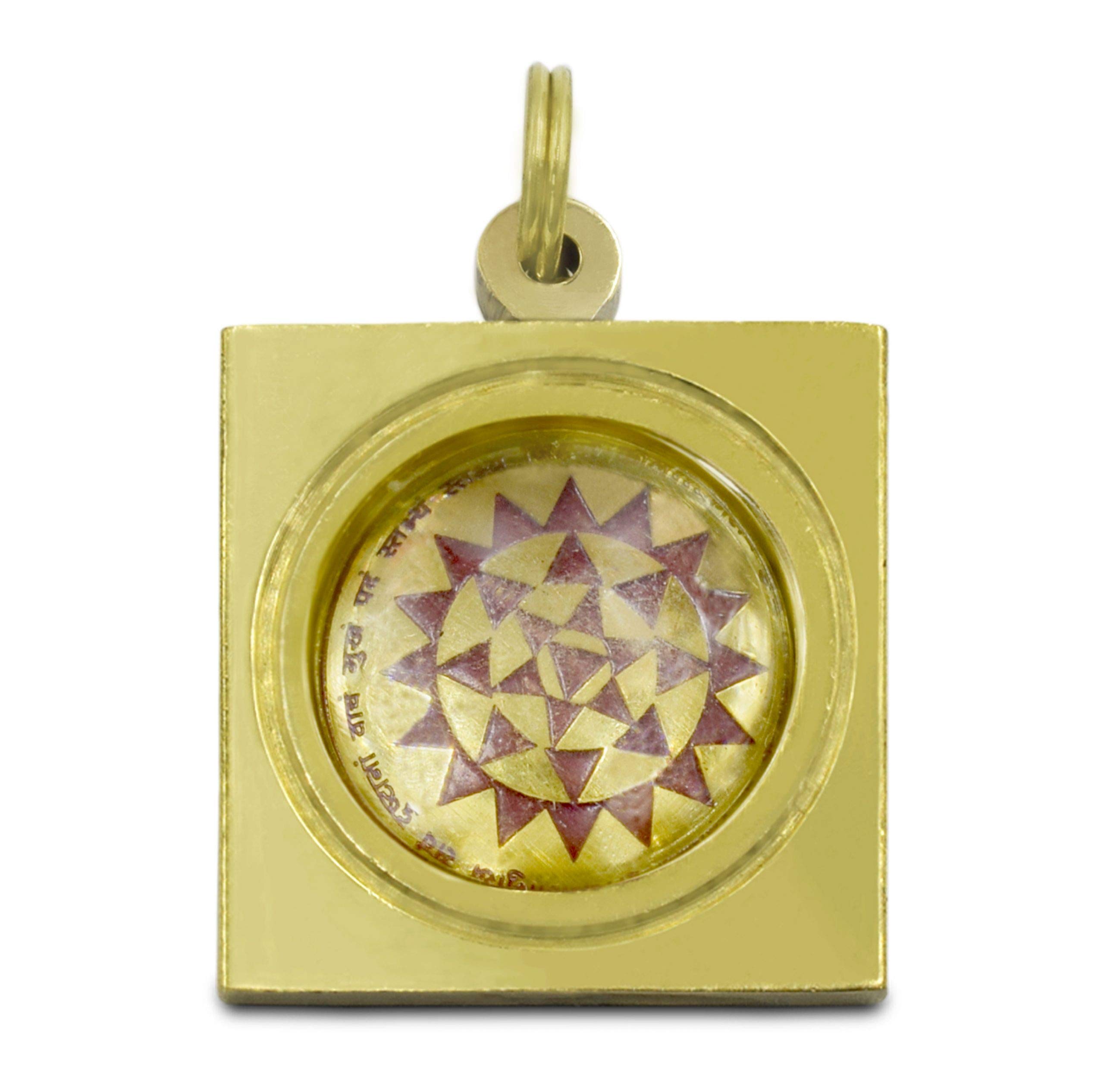 Buy Will and Weaves Abhimantrit Brass Maa Baglamukhi Yantra Locket Maa