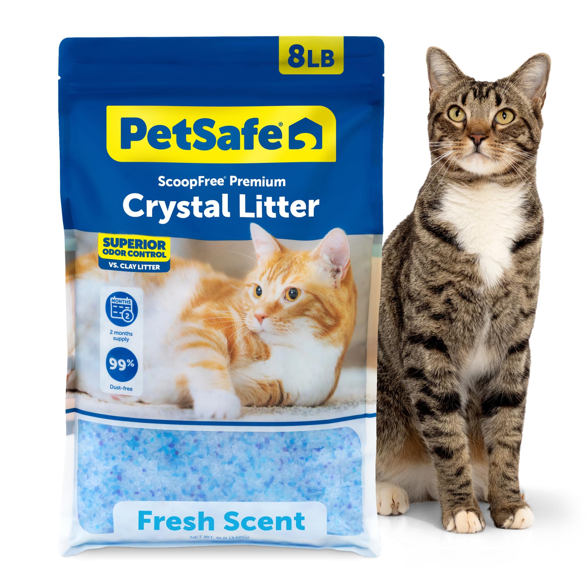 PetSafe ScoopFree Odor Control Crystal Litter Fresh Scent 8lb