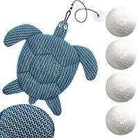 Vista 9 de Paquete de 2 esponjas absorbentes de verdín para jacuzzi, actualización 2025, accesorios reutilizables de tortuga y mantarraya absorbentes