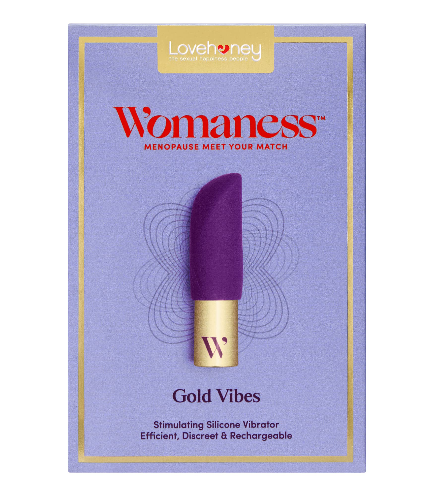 Amazon.com: Womaness Gold Vibes Stimulating Personal Massager for Women -  Small Wireless Bullet Massager and Quiet Silicone Mini Vibrator with 7  Vibration Modes - Rechargeable Travel-Friendly - Discreet Self Care :  Health & Household