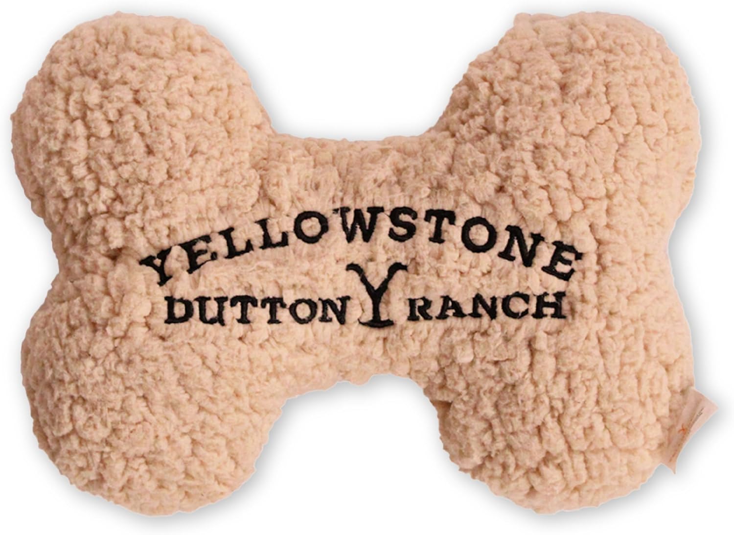 design LAB, Inc. Official Yellowstone Merchandise | Large Plush Bone Shaped Toy for Dogs | Soft, Squeaky Dog Toys from Dutton Ranch