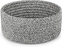 Vista 14 de ABenkle Cesta Tejida Pequeña, Cestas de Almacenamiento Pequeñas Vacías y Poco Profundas, Mini Cestas de Cuerda de Algodón, Cesta Decorativa Redonda