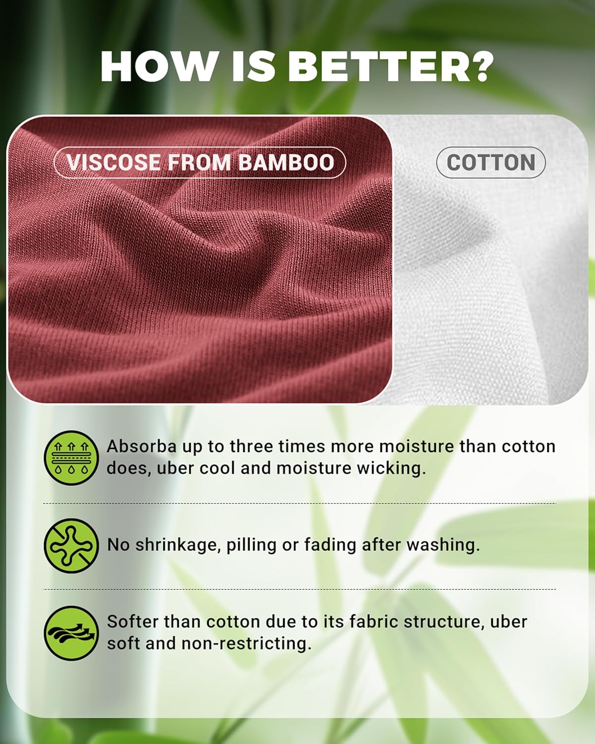 BAMBOO COOL Womens Underwear Breathable Moisture-Wicking Briefs Hipster Ladies Panties, 5-Pack - Image 5