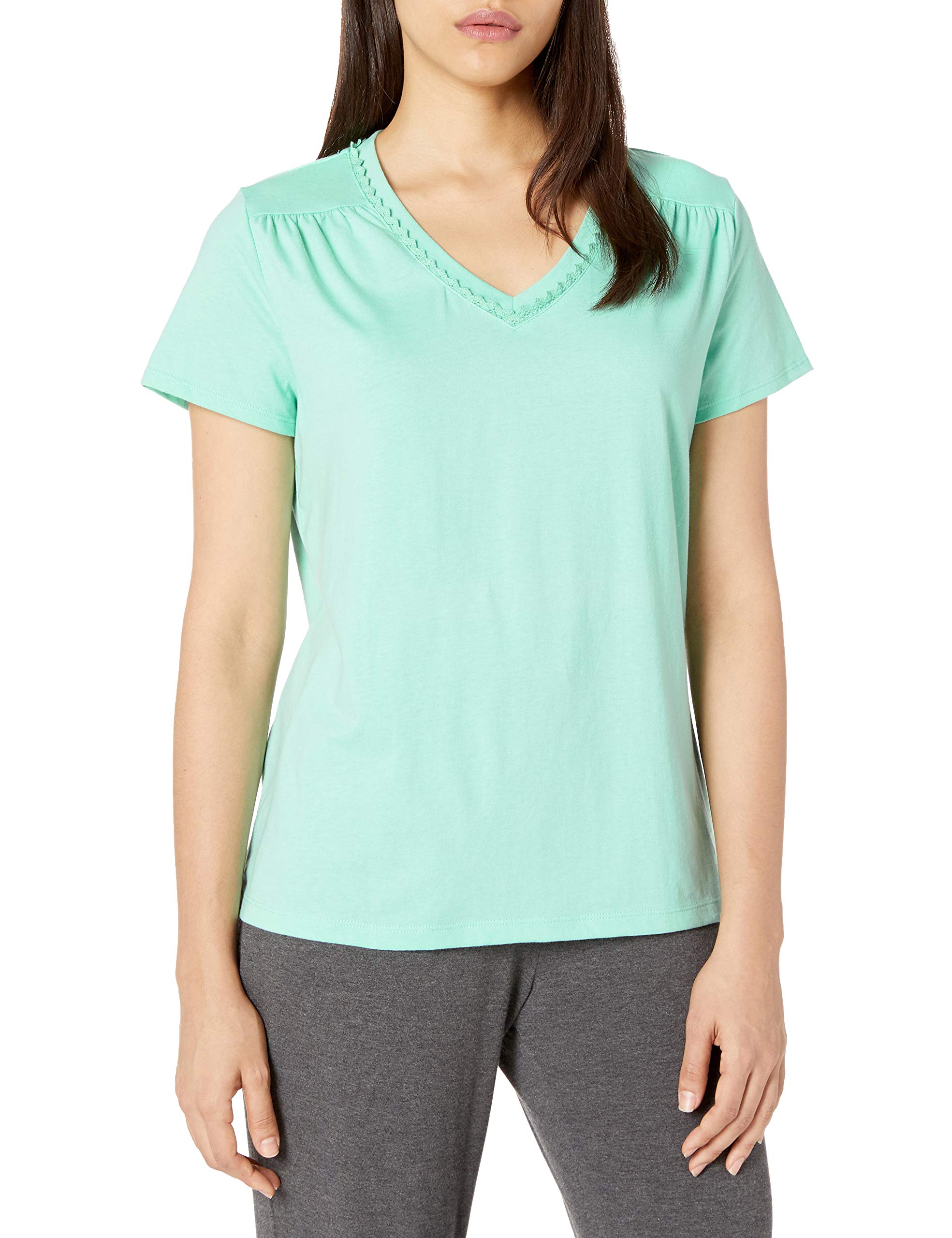 Karen Neuburger Women's Pajama Lounge Top Short Sleeve T-Shirt Pj