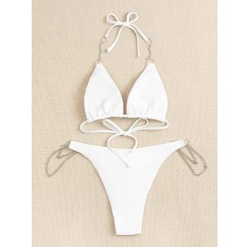 Bikini Donna A Fascia Generisch - Due Pezzi Push Up Stampa Floreale, Taglia 85C