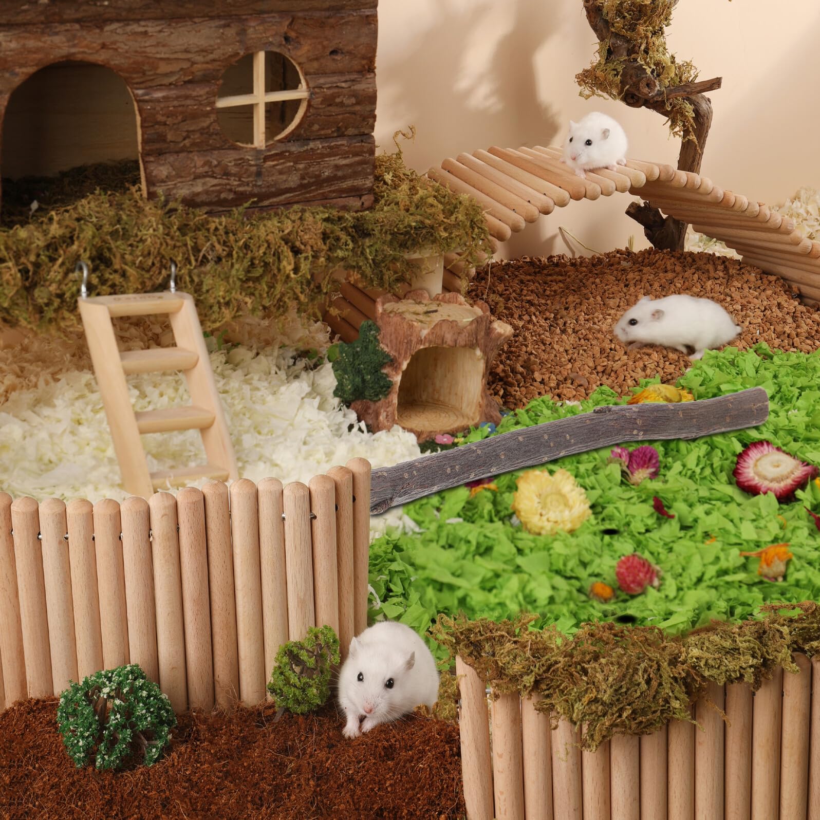 Palitos de Madera Natural para Mascotas Pequeñas de Golosinas para Roedores Juguetes para Masticar Conejos Hámster Chinchillas y Pájaros
