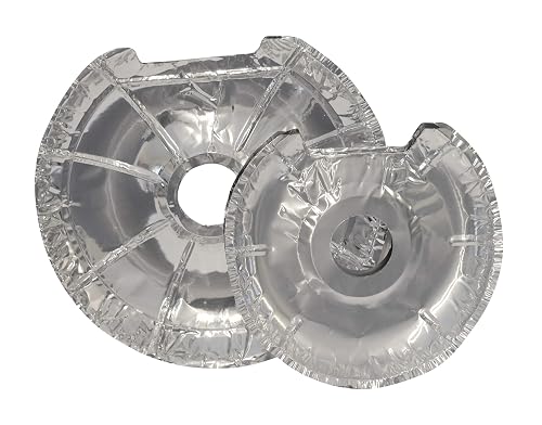 Range Kleen Round Foil Burner Cover Liners Pack of 8