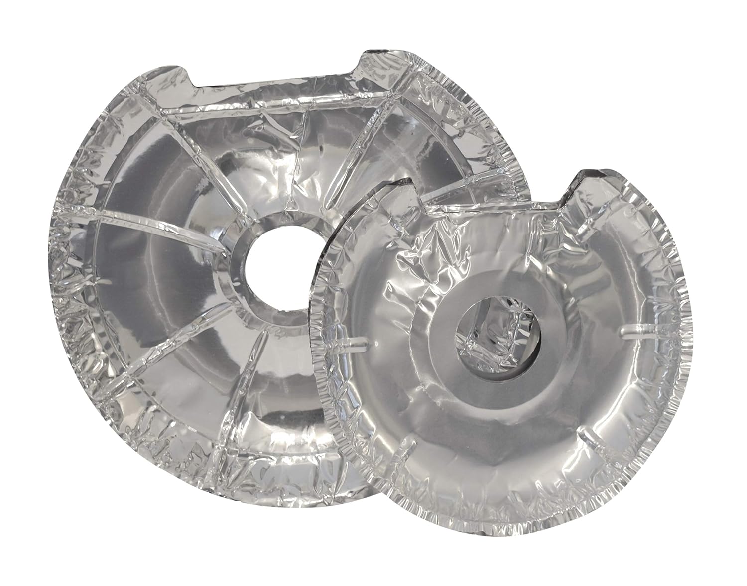 Range Kleen Round Foil Burner Cover Liners Pack of 8 (4 Small & 4