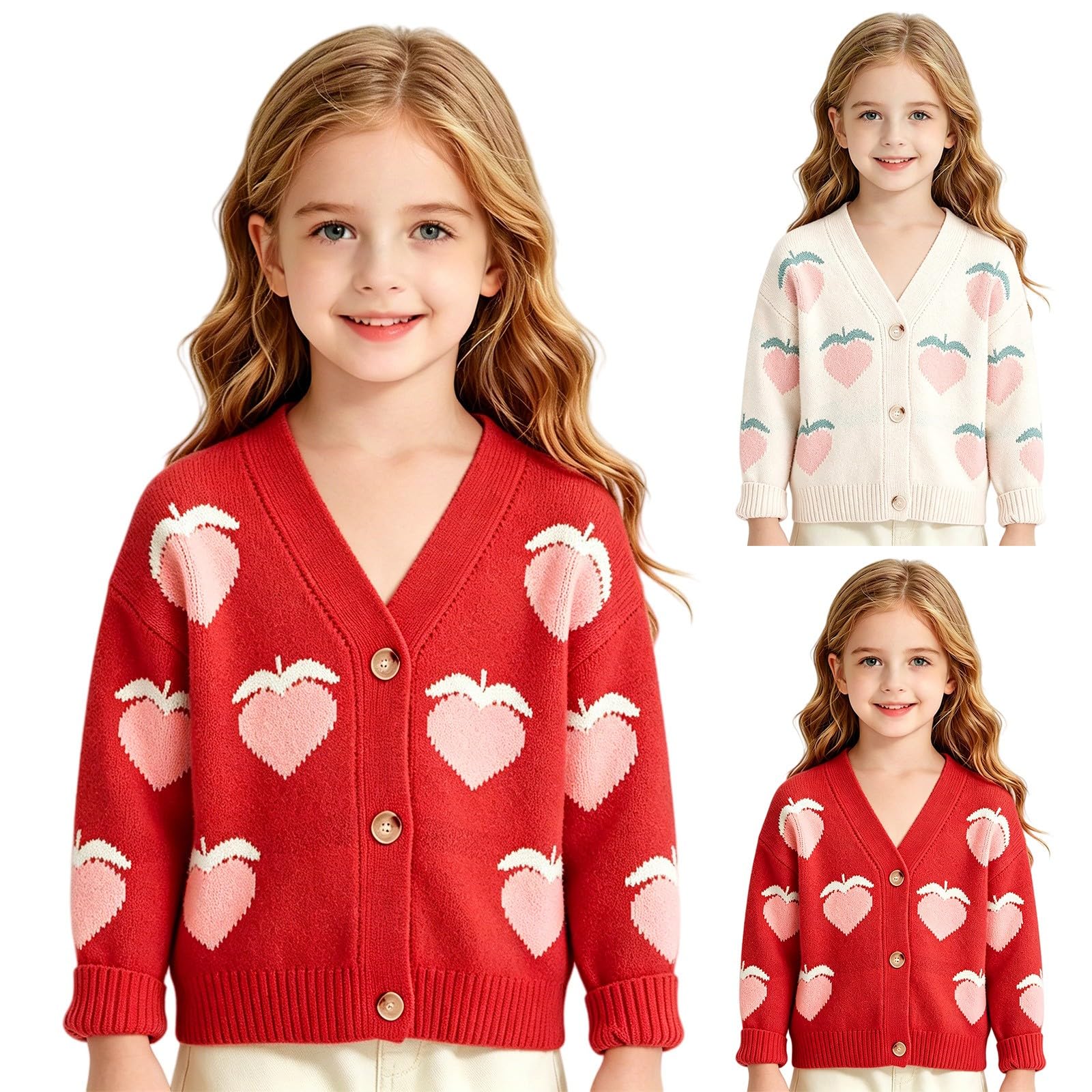 Cardigan da bambina come regalo, carino cardigan per bambine | Cardigan da ragazza, regalo di compleanno, Pasqua, bel design che rende felice ogni bambino