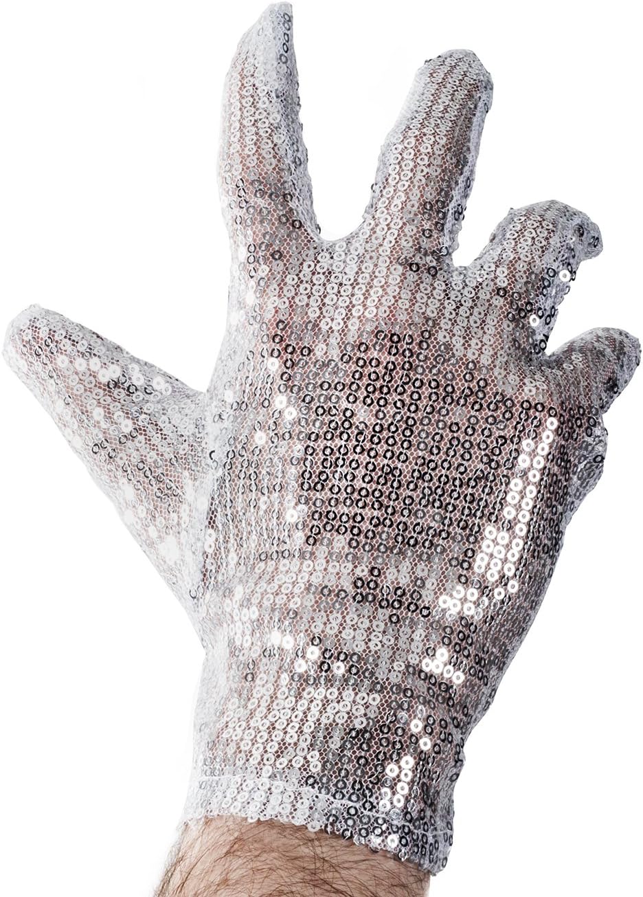 Funny Party Hats Set of 3 - Fedora Hat Sequin Glove and Sunglasses - Image 3