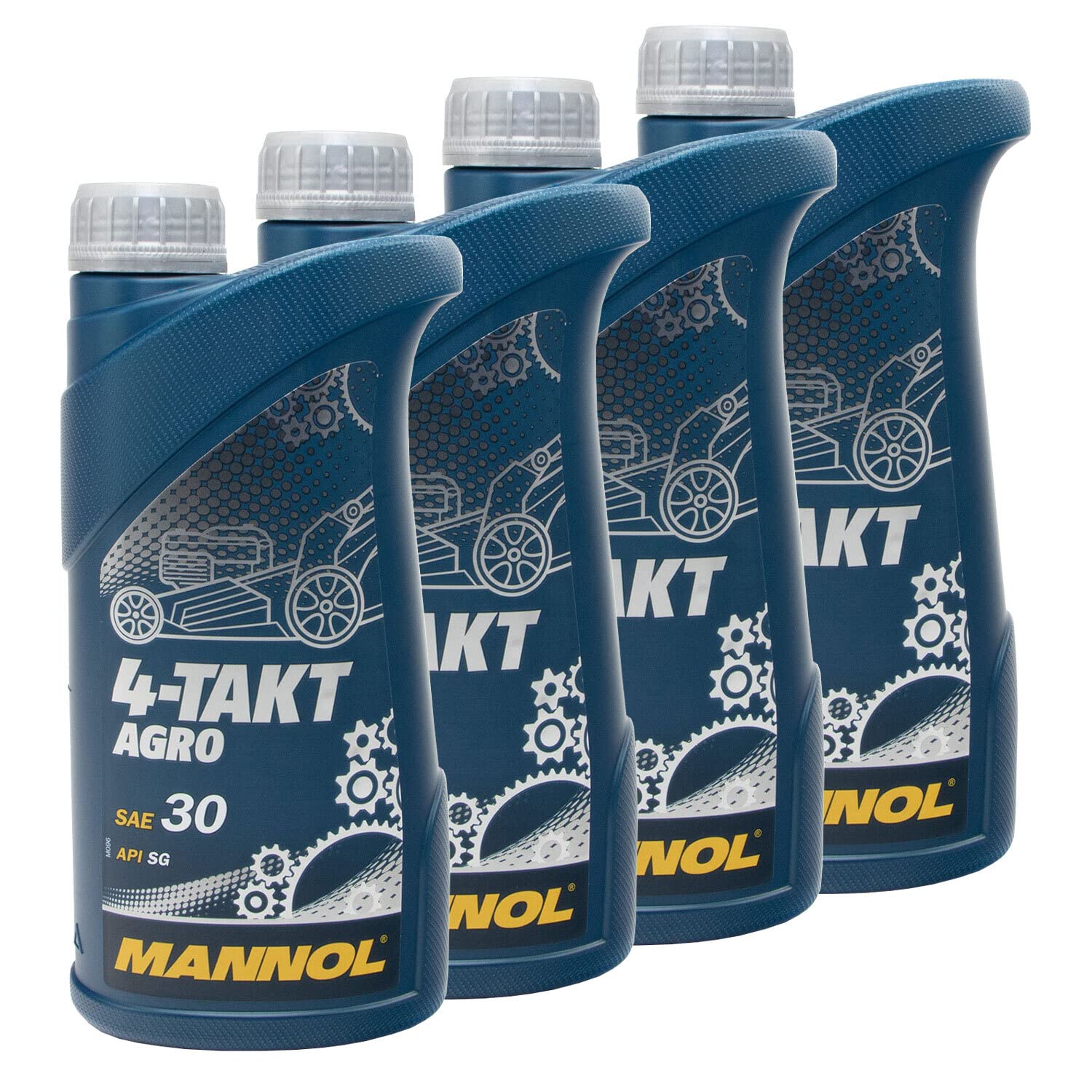Motoröl Motor Öl für 4-Takt Traktoren Rasenmäher Agro SAE 30 MANNOL API SG 4 X 1 Liter