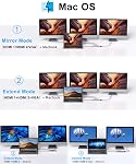 14 en 1 USB-C Station d'accueil - Dual Monitor Portable Dock avec 2 HDMI, VGA, 5 USB, SD/TF pour ordinateurs portables Dell/Surface/HP/Lenovo