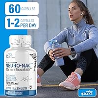 Vista 5 de Suplemento Neuro NAC N-acetil cisteína Ethyl Ester (paquete de 2) – 20 veces más biodisponible que NAC 600 mg – Boost Glutatión 20x – 30 veces más
