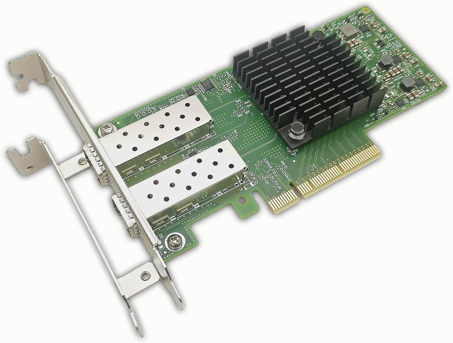 10Gb Ethernet Network Adapter MCX4121A-XCAT with Mellanox CX4 Lx EN Chipset, 10GbE NIC Dual-Port SFP28 PCIe3.0 x8, Support Windows/Linux/VMare