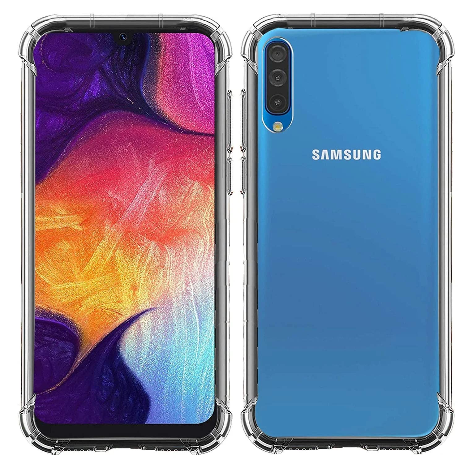 STWG Silicone Samsung Galaxy A70 / Samsung A70S Bumper Back Case Transparent Cover (Corner Protection With Air Cushion Technology) (B084XXGKNQ) Amazon Price History, Amazon Price Tracker