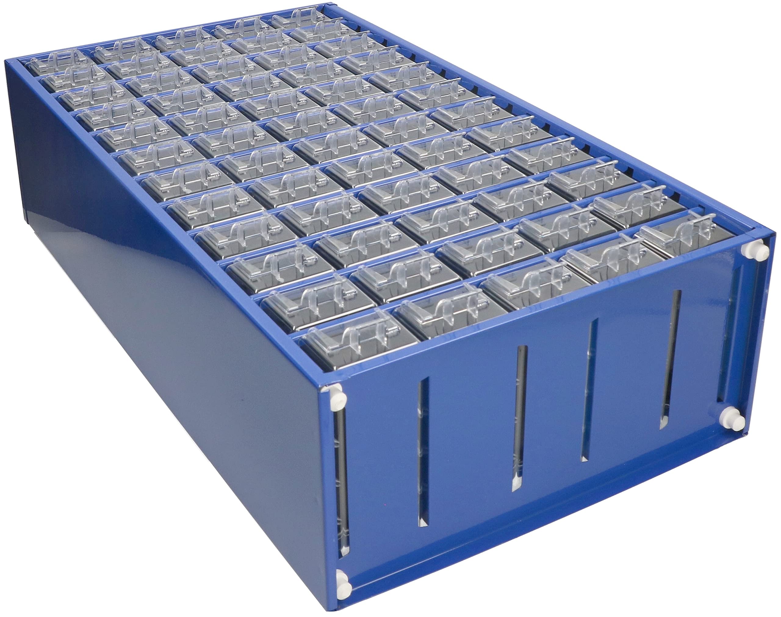 KOTARBAU® Scatola di Stoccaggio, Organizzatore per Officina, altezza x larghezza x profondità: 306 x 551 x 155 mm, Organizzatore per Piccoli Pezzi, Metallo, 60 Cassetti/Scompartimenti, Scatola di