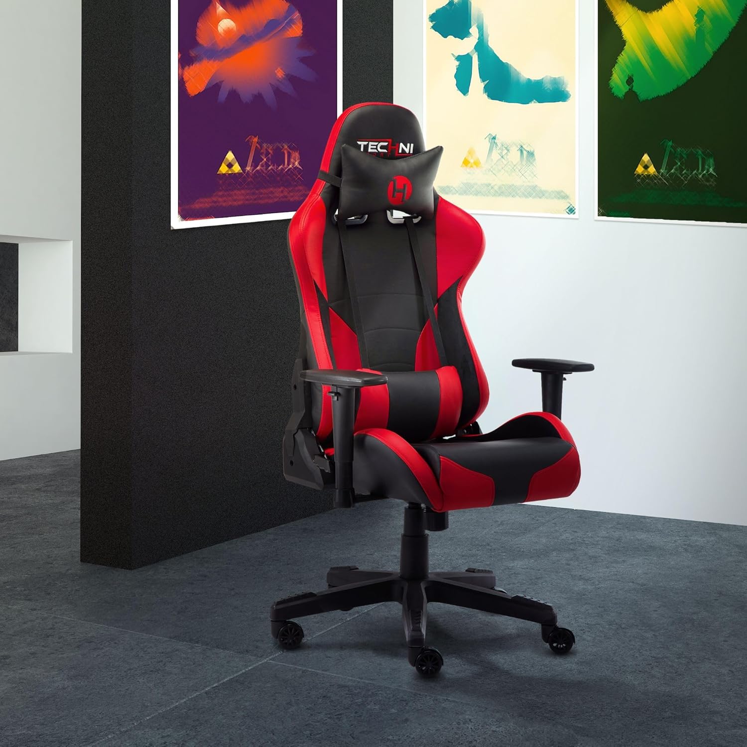 Techni Sport Red ProGamer2 Racerstyle Gaming Chair